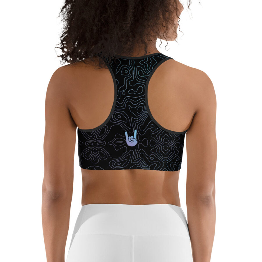 #WubbyGang Black Sports Bra - Image 4