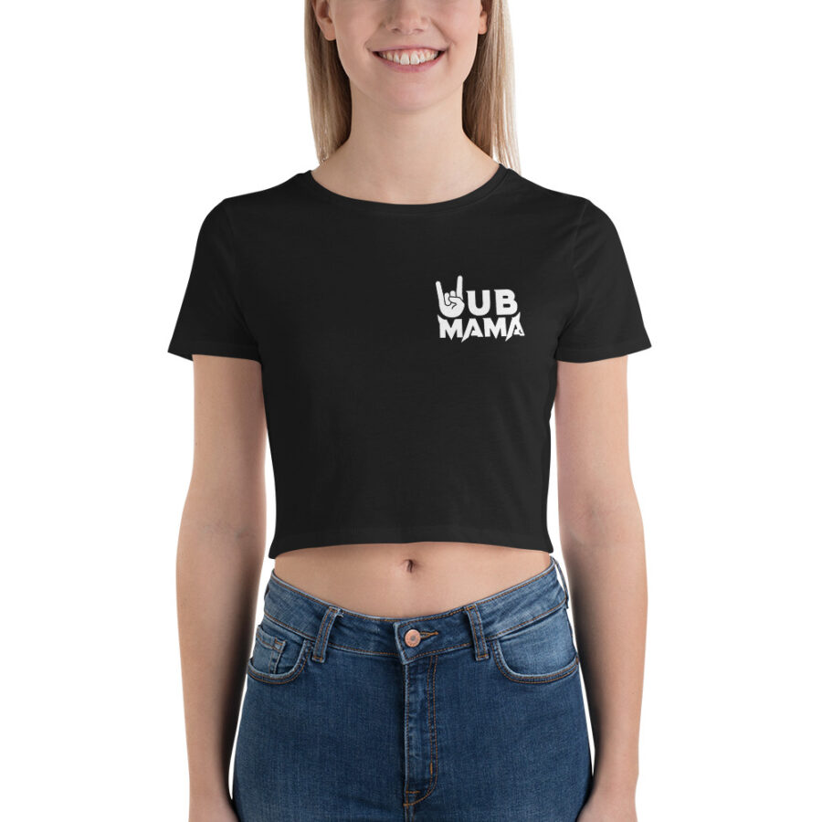 Wubmama Crop Tee (Small Logo) - Image 2