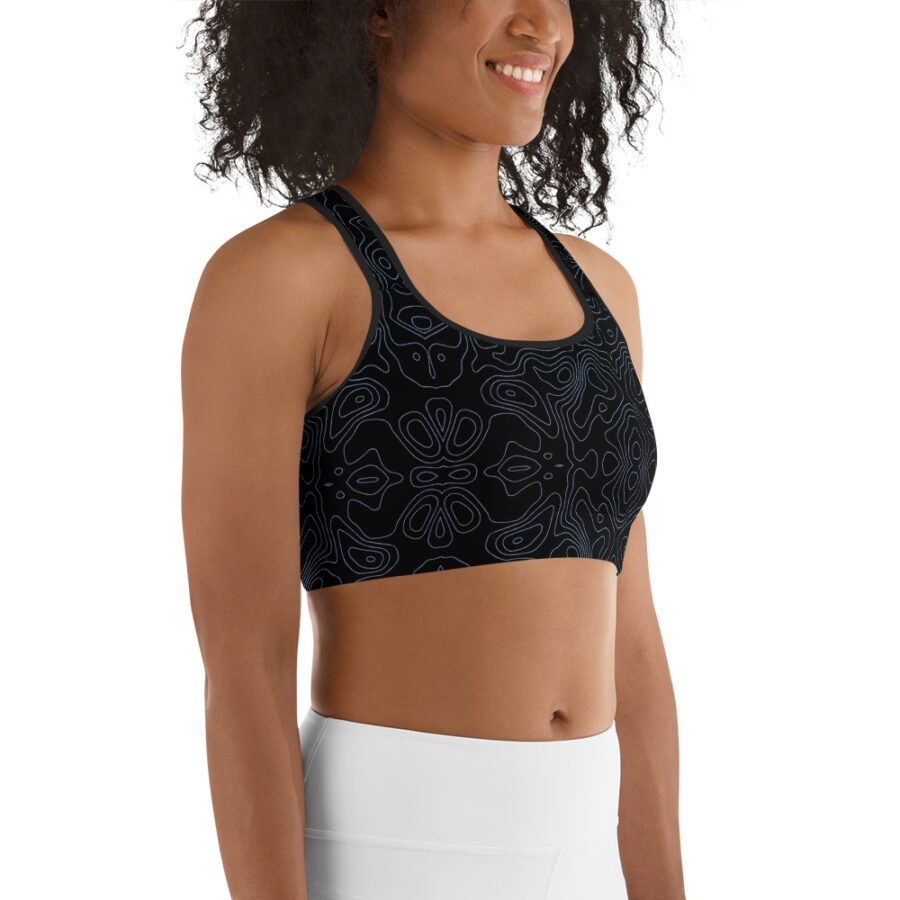 #WubbyGang Black Sports Bra - Image 3