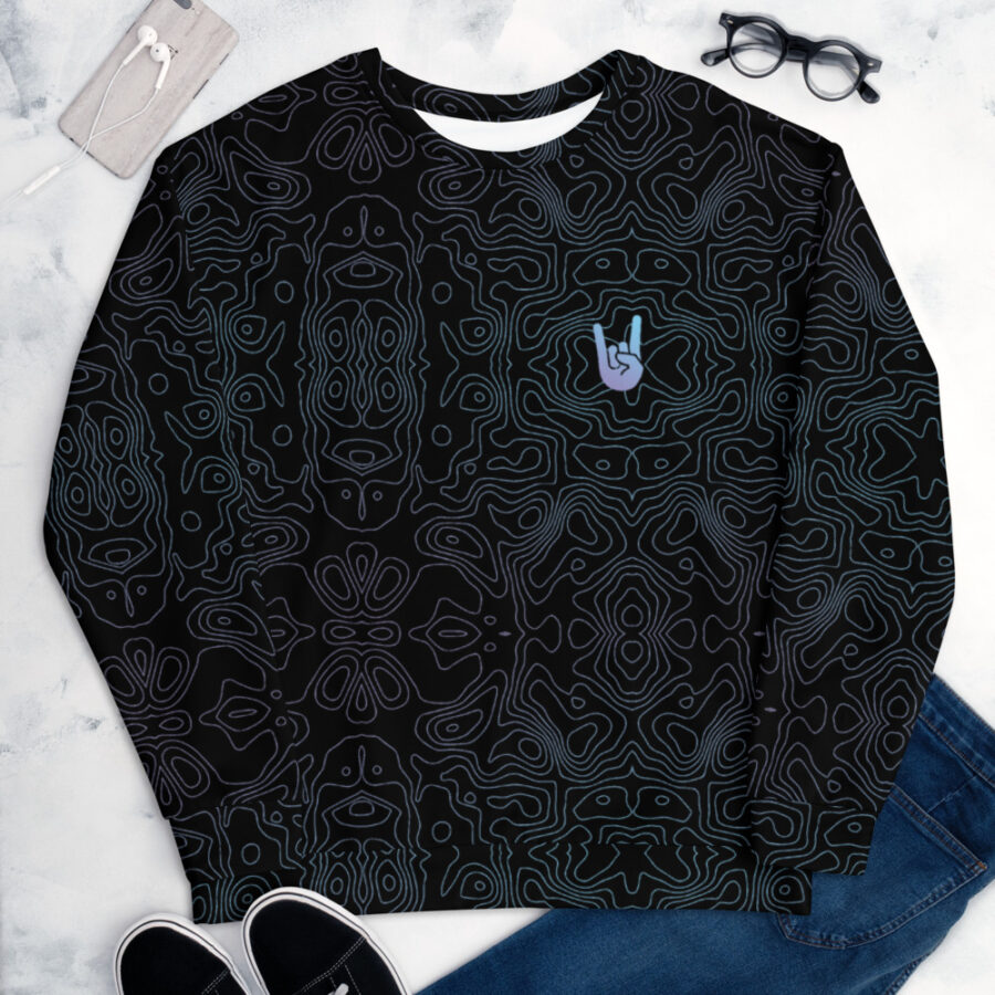 #WubbyGang Black Crewneck Sweatshirt