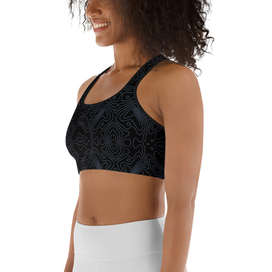#WubbyGang Black Sports Bra - Image 2