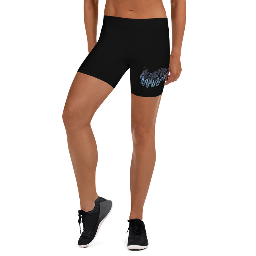 Angel Inc "Trippy Gradient" Womens Shorts - Image 2
