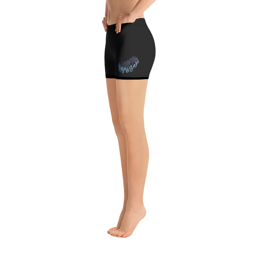 Angel Inc "Trippy Gradient" Womens Shorts - Image 4