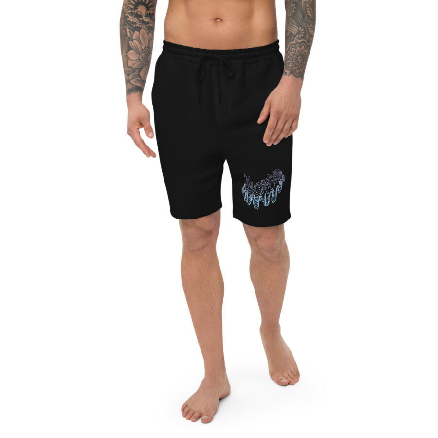 Angel Inc "Trippy Gradient" Men's fleece shorts