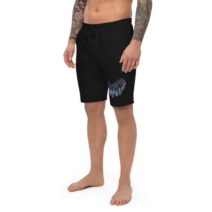 Angel Inc "Trippy Gradient" Men's fleece shorts - Image 2