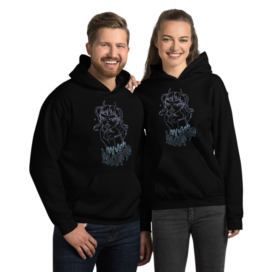 Angel Inc "Evil Girl" Hoodie One Sided - Image 2
