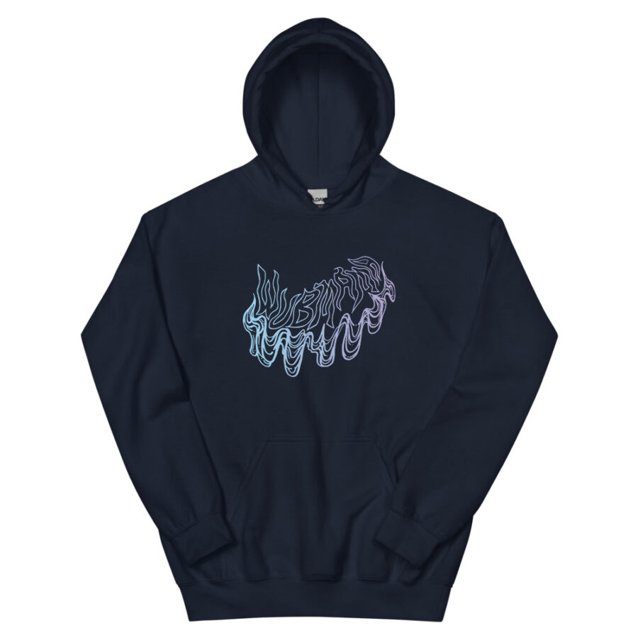 Angel Inc "Trippy Gradient" Hoodie One Sided - Image 3